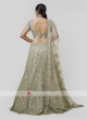 Heavy Embroidered Net Choli Suit